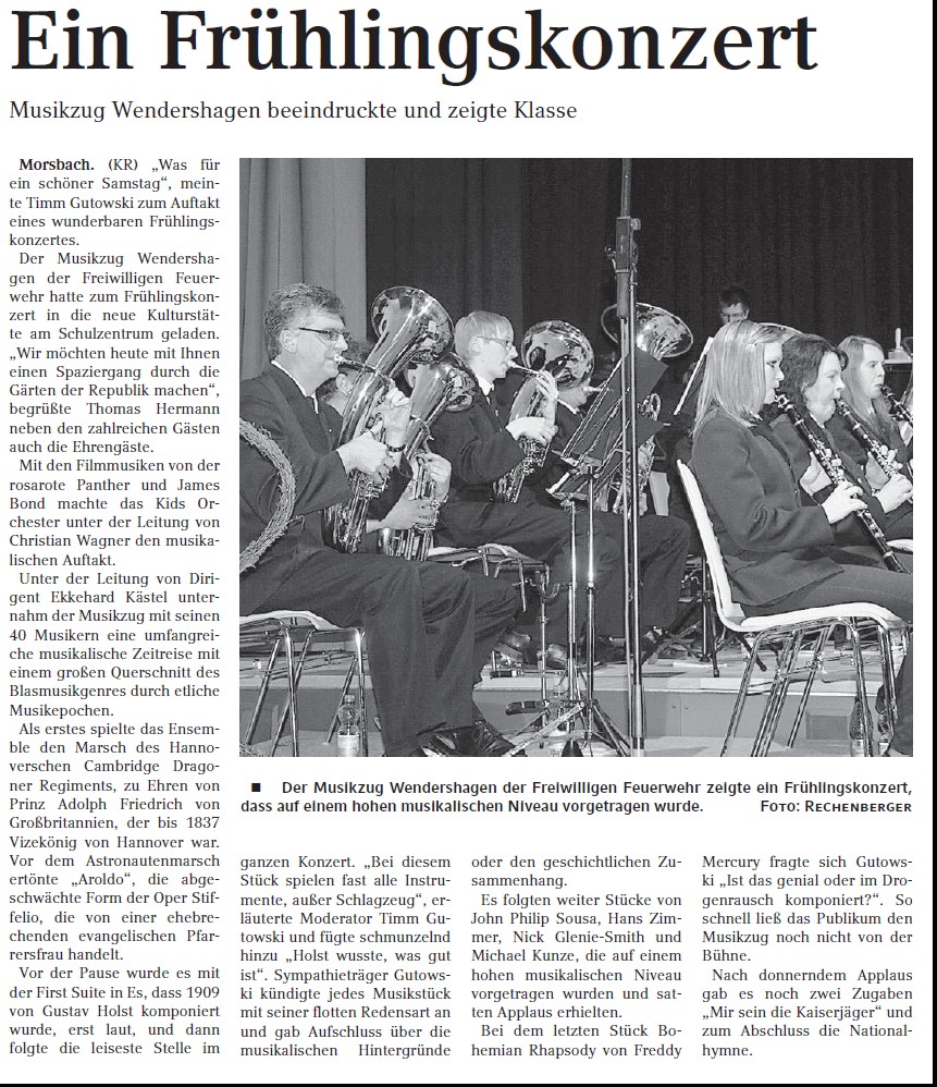 Bericht Lokalanzeiger 2012